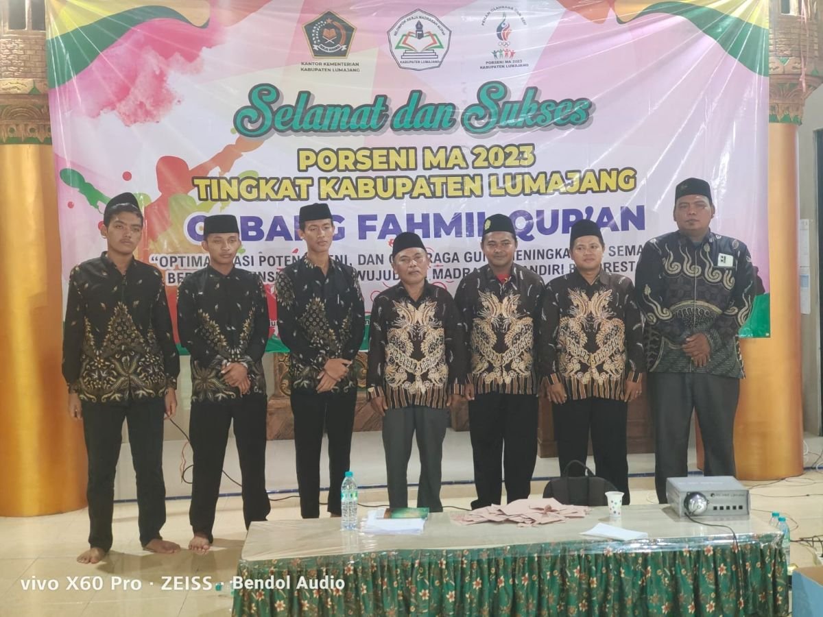 Juara 1 Musabaqah Fahmil Qur'an PORSENI MA Tingkat Kabupaten Lumajang
